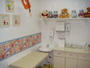 Sala de Coleta Infantil Laboratório Clinisul Santo Ângelo